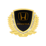 Honda Metal Diamond Car Rear Sticker Auto Window Emblem Badge Decal