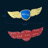 Jaguar Metal Wings Car Front Sticker Emblem Badge Decal