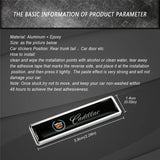 2pcs/set Cadillac Logo Metal Car Side Sticker Auto Emblem Badge