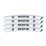 4pcs/set 9cm Buick Aluminum Alloy Car Wheel Rim Tyre Sticker