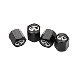 4pcs/set Infiniti Car Air Valve Stem Cap Auto Tyre Valve Covers