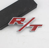 Dodge R/T Logo Metal Car Front Grille Emblem Auto Rear Sticker