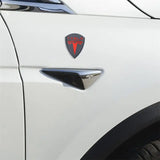 Tesla Metal Car Rear Sticker Decal Window Emblem Badge