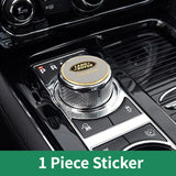 Land Rover Metal Car Gear Cover Sticker Decal Center Console Cap Emblem Badge
