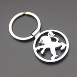 Peugeot Metal Car Keychain Pendant