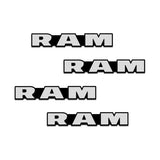 4pcs/set Dodge Durango Journey Ram Challenger Charger Metal Car Stereo Sticker Auto Audio Emblem Decal