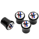 4pcs/set Ford Mustang Logo Car Air Valve Stem Caps Auto Tyre Valve Covers