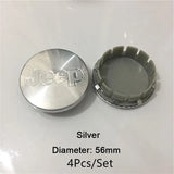 4pcs/set 56/64mm Jeep ABS Car Wheel Hub Center Caps Covers