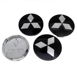 4pcs/set 54mm/58mm/60mm Mitsubishi Car Wheel Center Hub Caps Hub Covers