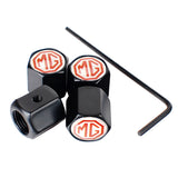 4pcs/set MG Anti-Theft Car Air Valve Stem Cap Auto Tyre Valve Covers