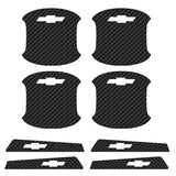 Chevrolet Luminous Carbon Fiber Car Door Bowl Handle Anti-collision Protective Stickers Scratches Film