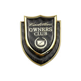 Cadillac Shield Carbon Fiber Car Rear Sticker Window Emblem Badge Decal