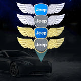 Jeep Logo Metal Wings Car Front Hood Bonnet Center Sticker Emblem