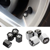 4pcs/set Hyundai Genesis Car Air Valve Stem Cap Auto Tyre Valve Covers