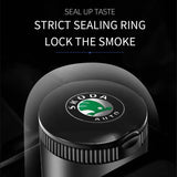 Skoda Metal Car Ash Tray Auto Ashtray Cigarette Holder Box with LED Light