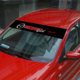 130*21cm Mazda Car Front Trunk Window Windshield Sunshade Sticker Decal