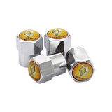 4pcs/set Renault Car Air Valve Stem Cap Auto Tyre Valve Covers