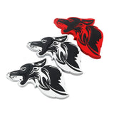 Ford Wolf Metal Car Rear Sticker Auto Body Side Fender Emblem Badge Decal