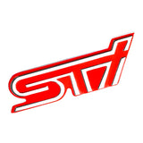 Subaru STI Metal Car Front Hood Grille Emblem Badge Auto Rear Sticker Decal