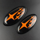 Acrylic Car Front Hood Emblem Badge Rear Sticker for Subaru Impreza BRZ WRX STI Legacy Outback XV
