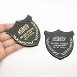 Honda Mugen Metal Carbon Fiber Car Rear Sticker Shield Trunk Emblem Badge Decal