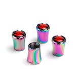 4pcs/set Suzuki Logo Car Air Valve Stem Caps Auto Tyre Valve Covers
