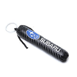 Subaru STI Carbon Fiber Car Keyring Keychain