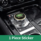 Land Rover Metal Car Gear Cover Sticker Decal Center Console Cap Emblem Badge