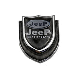 Jeep Shield Carbon Fiber Car Rear Sticker Window Emblem Badge Decal