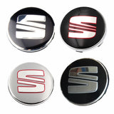 4pcs/set 56mm 60mm 63mm SEAT ABS Car Wheel Hub Center Caps Covers