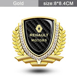 Renault Metal Diamond Car Rear Sticker Trunk Emblem Badge Decal
