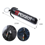 Peugeot Carbon Fiber Car Keyring Keychain
