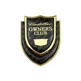 Cadillac Shield Carbon Fiber Car Rear Sticker Window Emblem Badge Decal