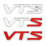Citroen VTS Metal Car Rear Sticker Trunk Emblem Badge Decal