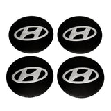 4pcs 56mm Hyundai Car Wheel Center Hub Caps Sticker Decal