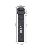 Jeep Carbon Fiber Car Front Bumper Trailer Belt Towing Rope