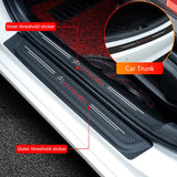 Citroen Carbon Fiber Car Door Threshold Scratch Proof Sticker Decal