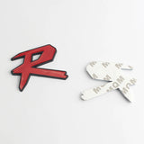 3D Metal Car Styling R Logo Emblem Sticker for CRV Jade Fit Odyssey Civic Mugen Vezel Accord CRV Amaze Auto Accessories