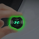 4pcs/set Hyundai Car Door Shock Stickers Luminous Absorber Decal