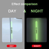4pcs Opel Luminous Car Door Bumper Strip Anti-collision Protection Sticker