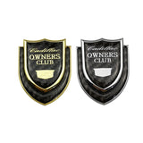 Cadillac Shield Carbon Fiber Car Rear Sticker Window Emblem Badge Decal