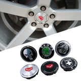 4pcs/set 65mm Skoda HRE ABS Car Wheel Hub Center Caps Covers