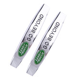 2pcs Land Rover Metal Car Fender Side Badge Decal Rear Emblem Sticker