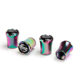 4pcs/set Nissan Logo Car Air Valve Stem Caps Auto Tyre Valve Covers