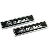 2pcs/set Nissan GTR Nismo Logo Metal Car Side Sticker Auto Emblem Badge