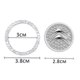 Citroen Diamond Car Engine One-click Start Stop Button Cover Sticker
