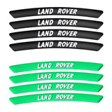 4pcs/set 9cm Land Rover Aluminum Alloy Car Wheel Rim Tyre Sticker