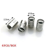 4pcs/set Peugeot Logo Car Air Valve Stem Caps Auto Tyre Valve Covers