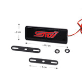 Subaru STI Logo Car Front Hood Grille LED Light