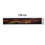 130x21cm Mitsubishi Car Front Trunk Windshield Sunshade Sticker Decal
